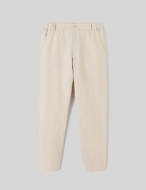 Pantalon de ville coton lin