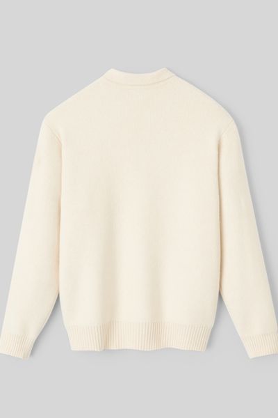 Pull col polo zippé