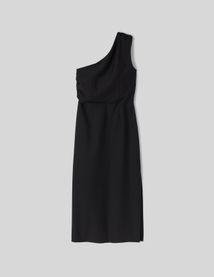 Robe longue asymétrique