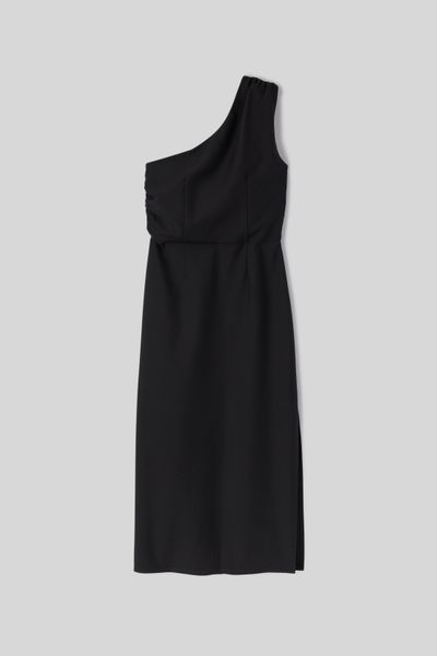 Robe longue asymétrique