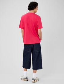 T-shirt broderie poitrine