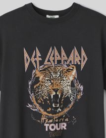 T-shirt imprimé collab Def Leppard