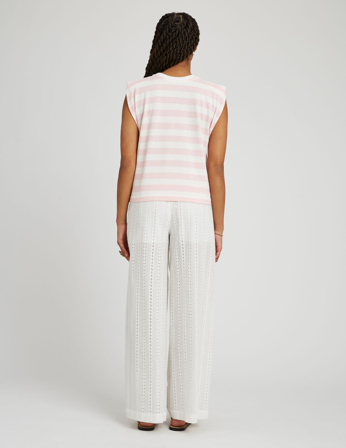 Pantalon fluide ajouré