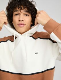 Sweat à capuche colorblock