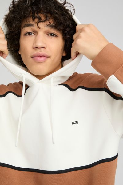 Sweat à capuche colorblock