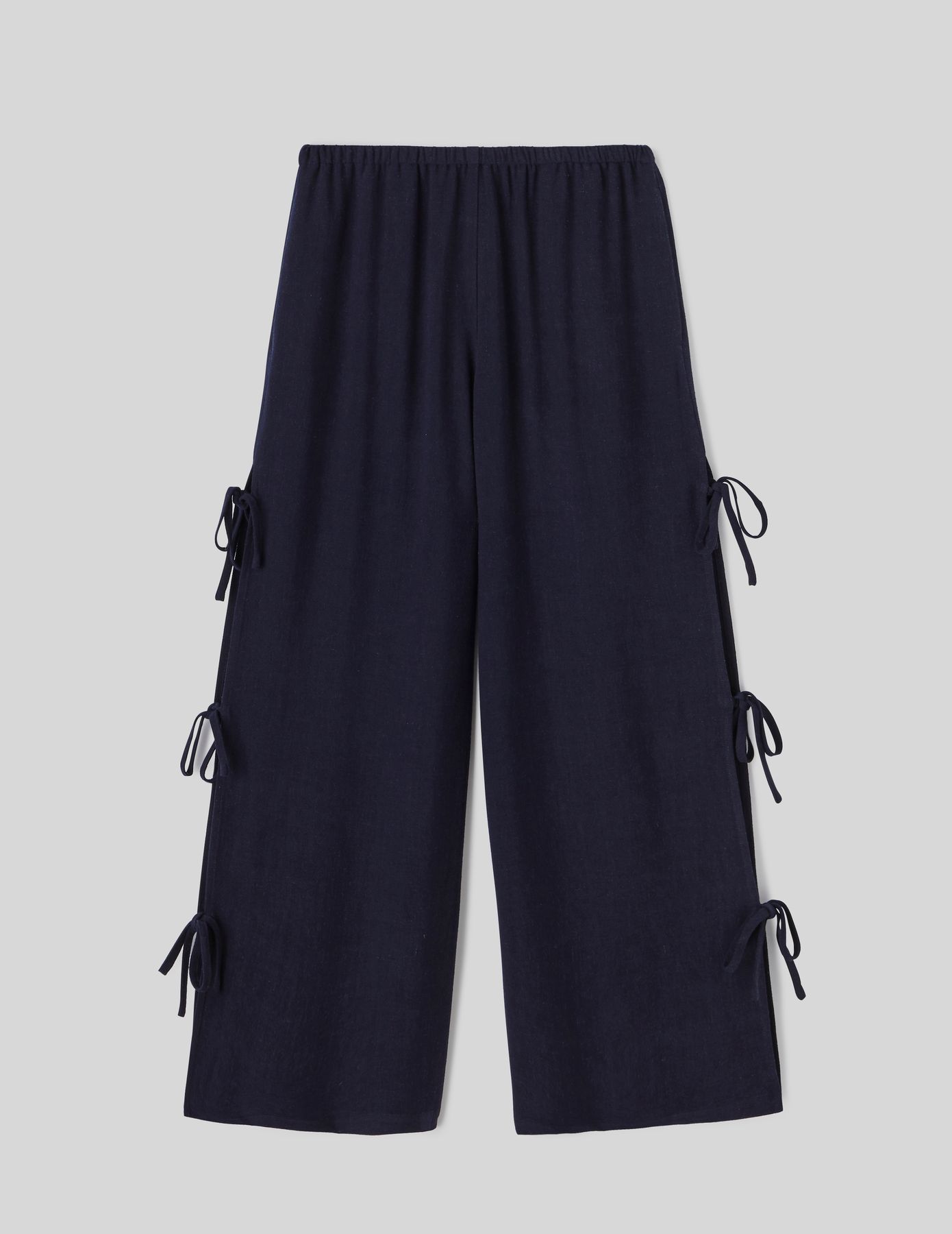 Pantalon fluide avec noeuds