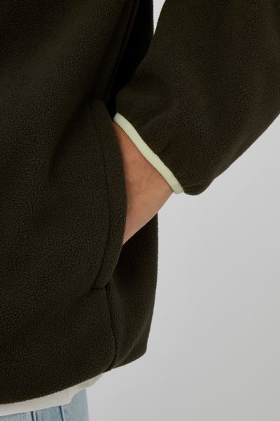 Polaire col montant zippé