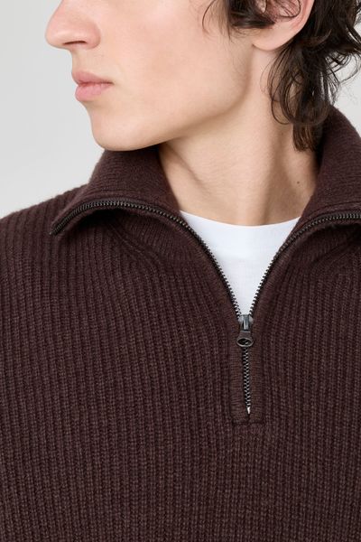 Pull col camionneur en laine