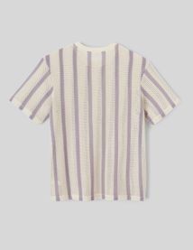 T-shirt tricot à rayures