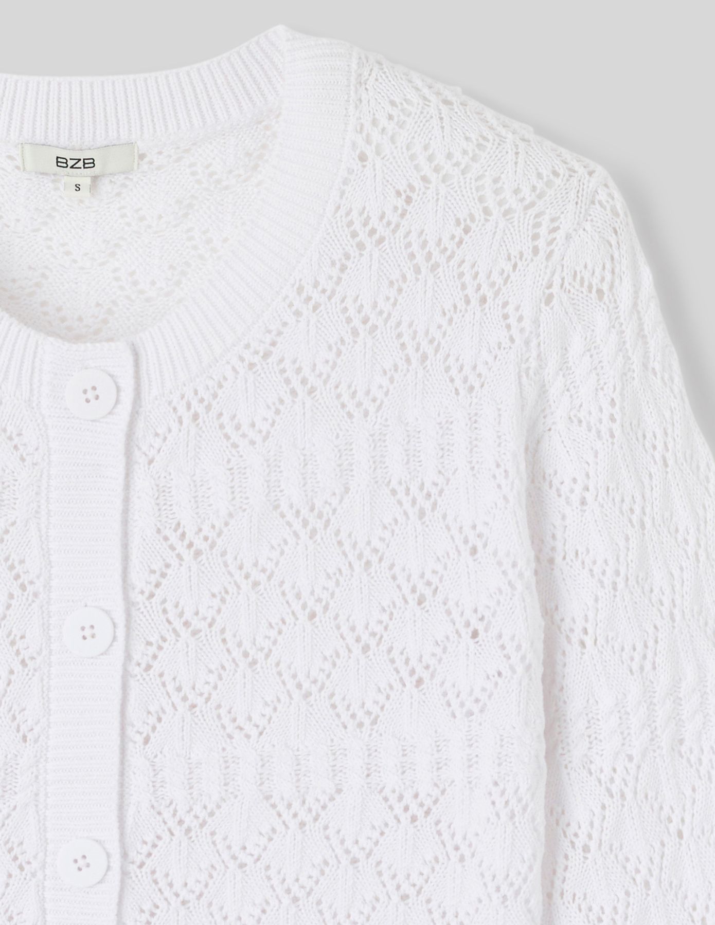 Gilet ajouré uni