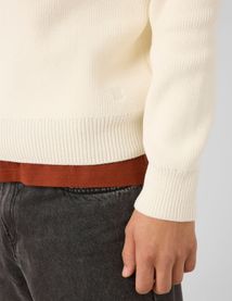 Pull maille chenille