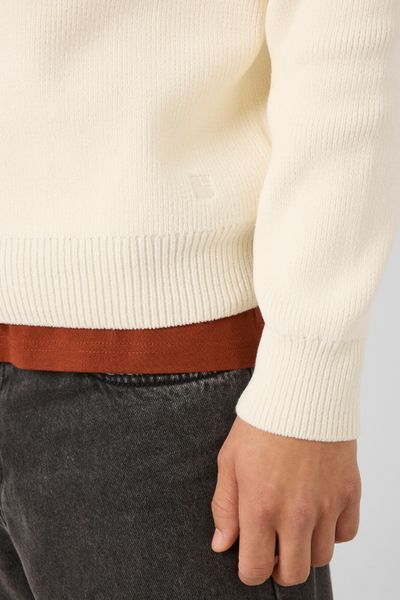 Pull maille chenille