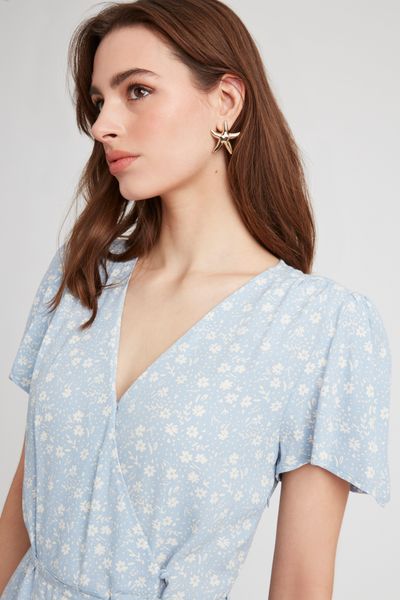 Robe longue imprimée