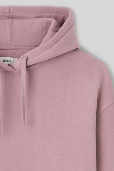 Sweat col capuche uni