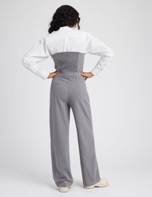 Combinaison pantalon à rayures