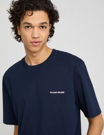 T-shirt imprimé devant dos