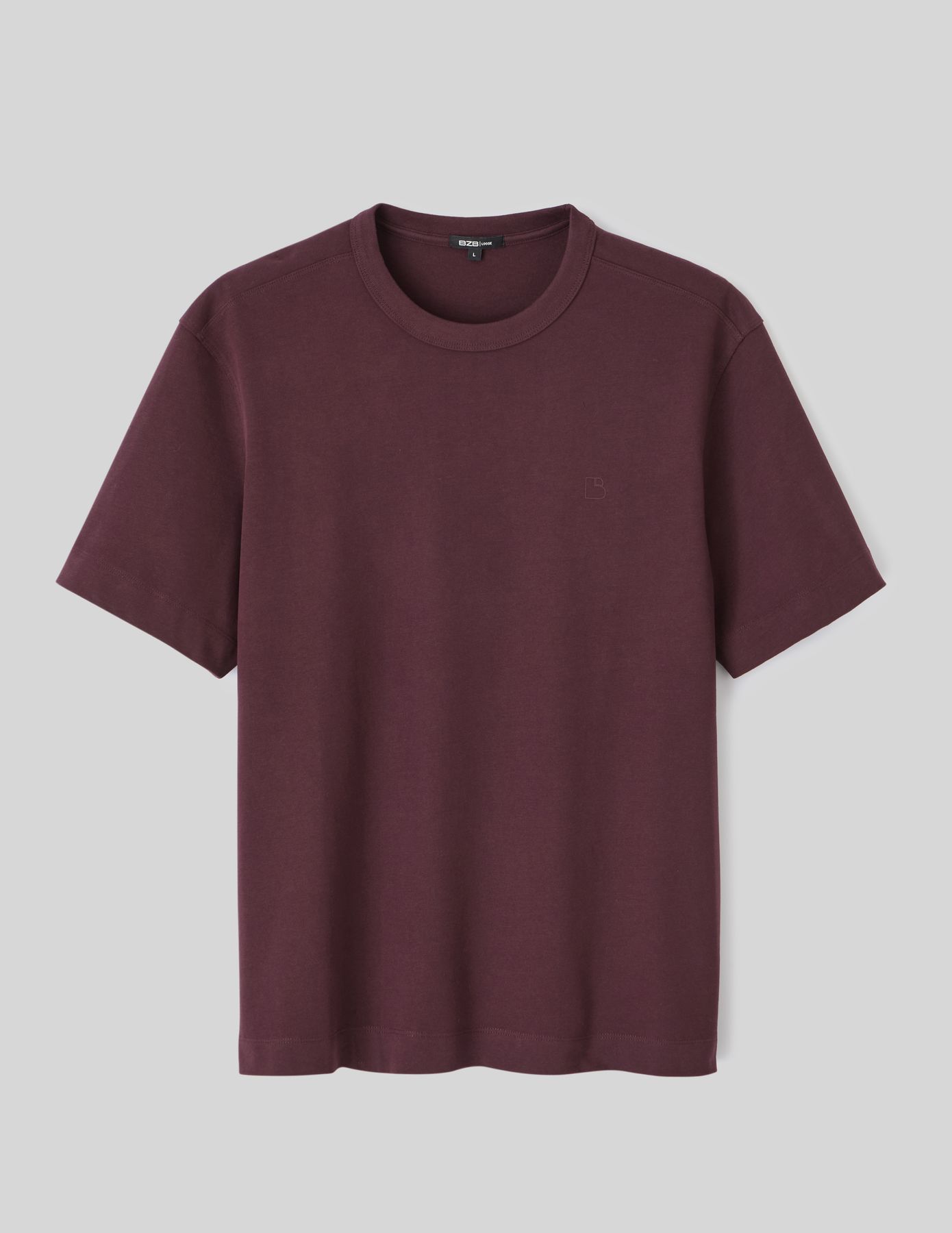 T-shirt lourd touché peau de pêche