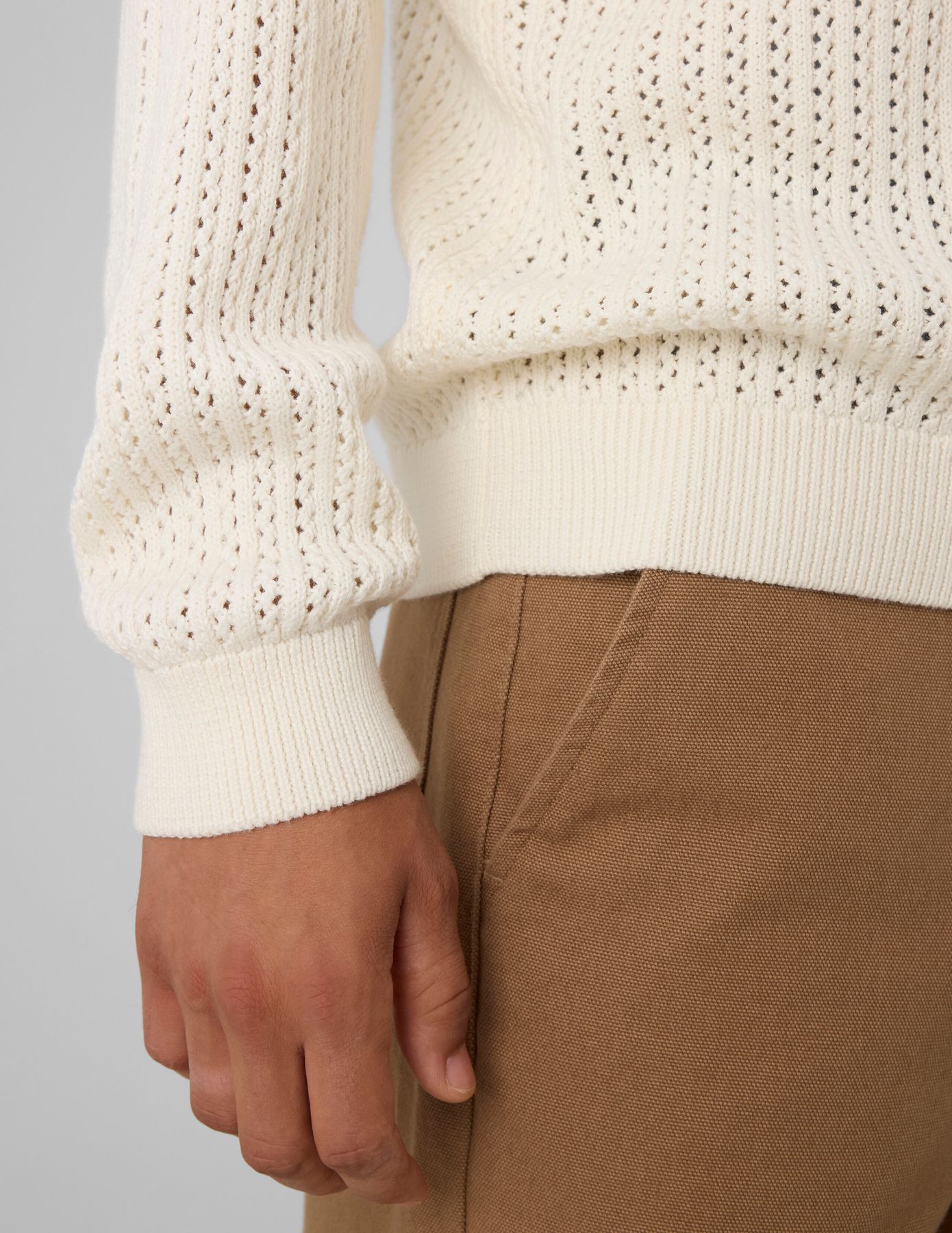 Pull maille ajour&eacute;e