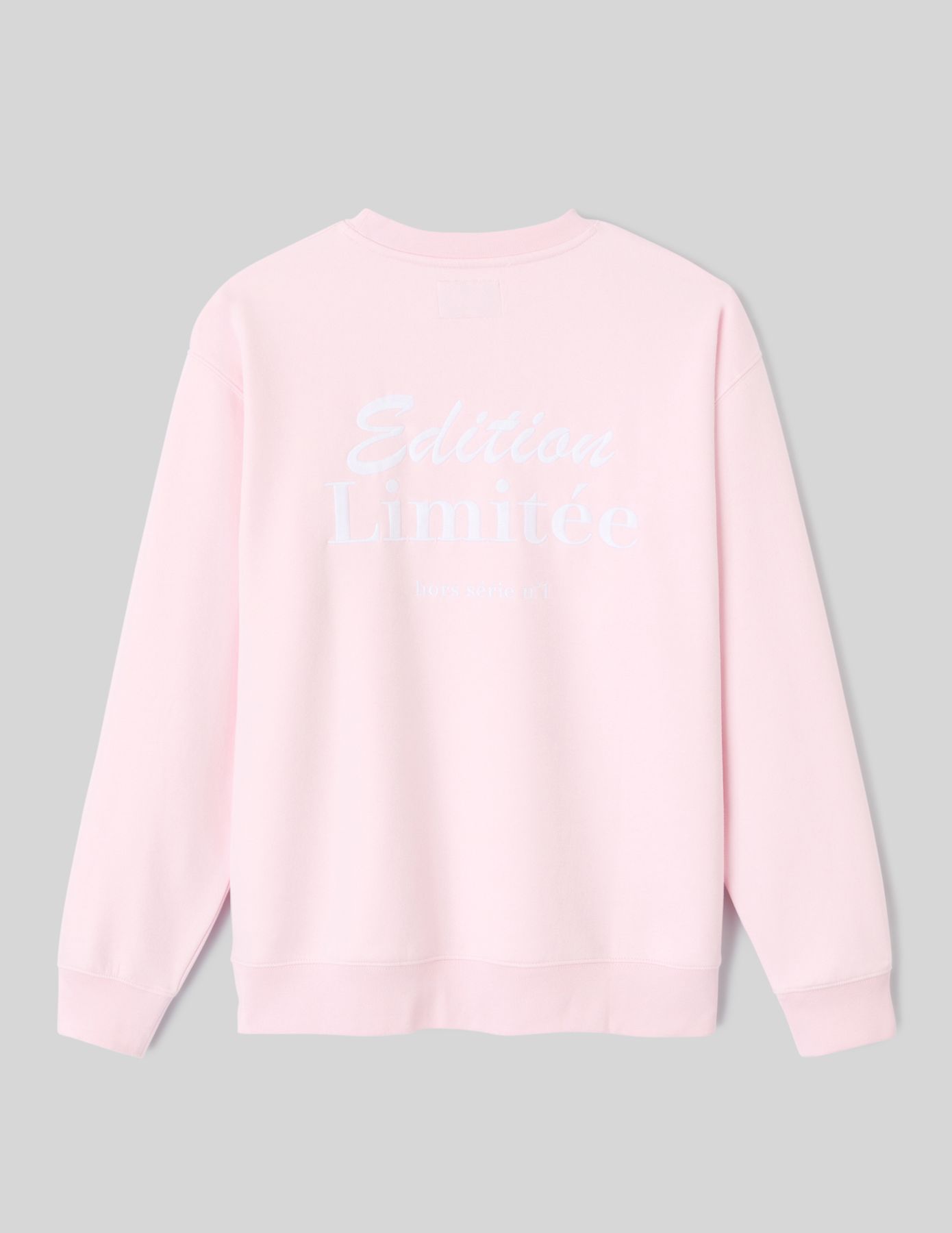 Sweat broderie devant/dos