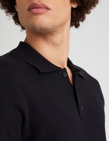 Polo matière fantaisie
