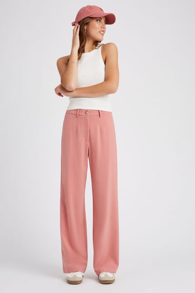 Pantalon tailleur polyester recyclé