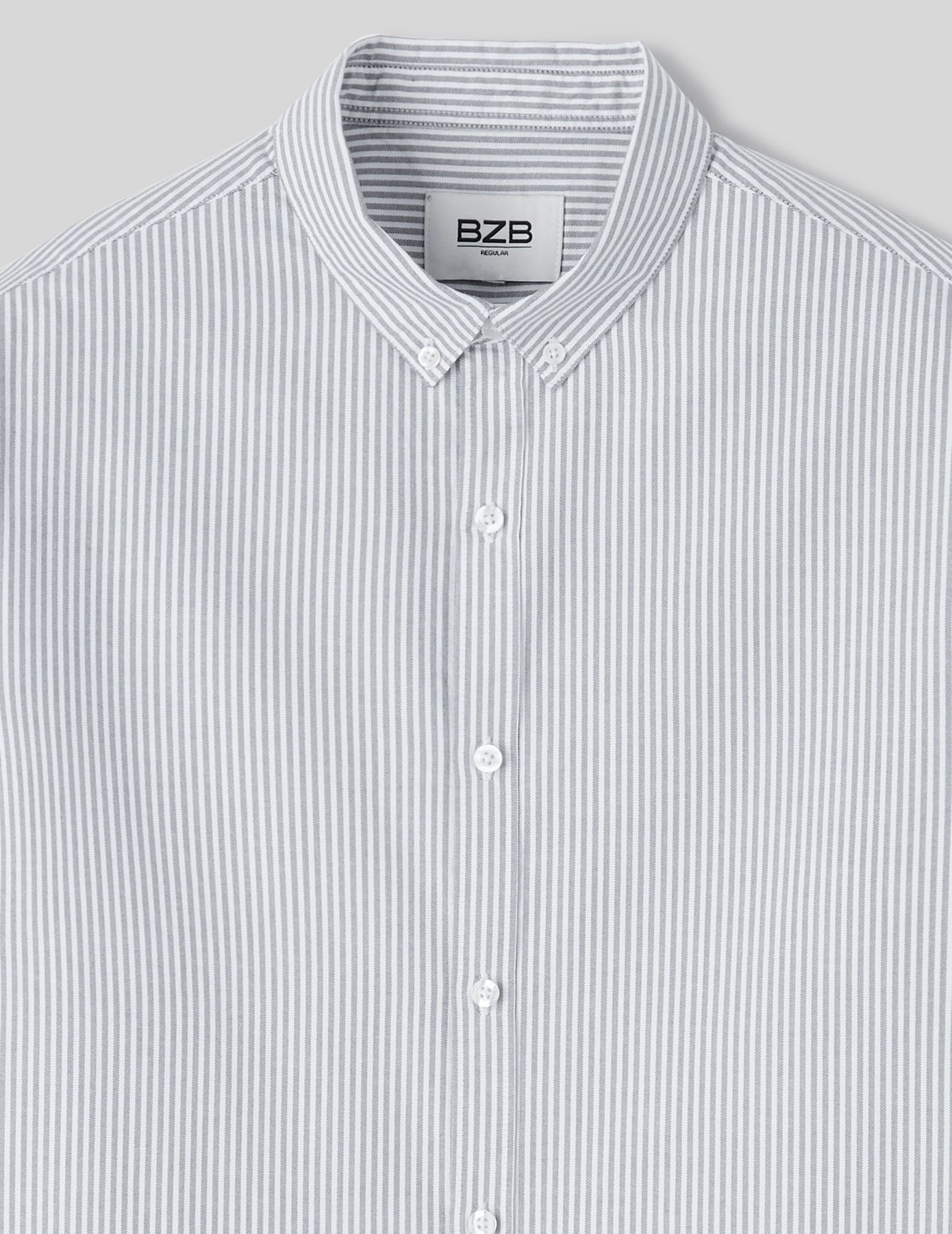 Chemise rayée droite