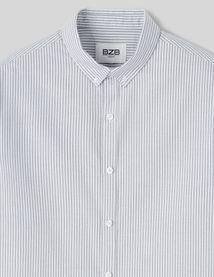 Chemise rayée droite