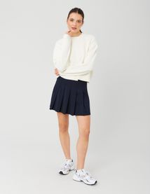 Pull broderie florale