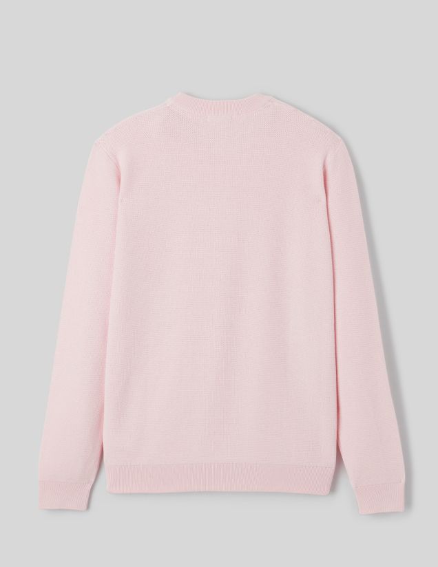 Pull matière fantaisie