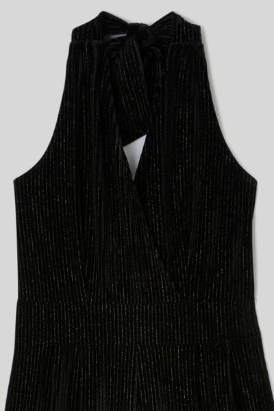 Combinaison pantalon en maille brillante