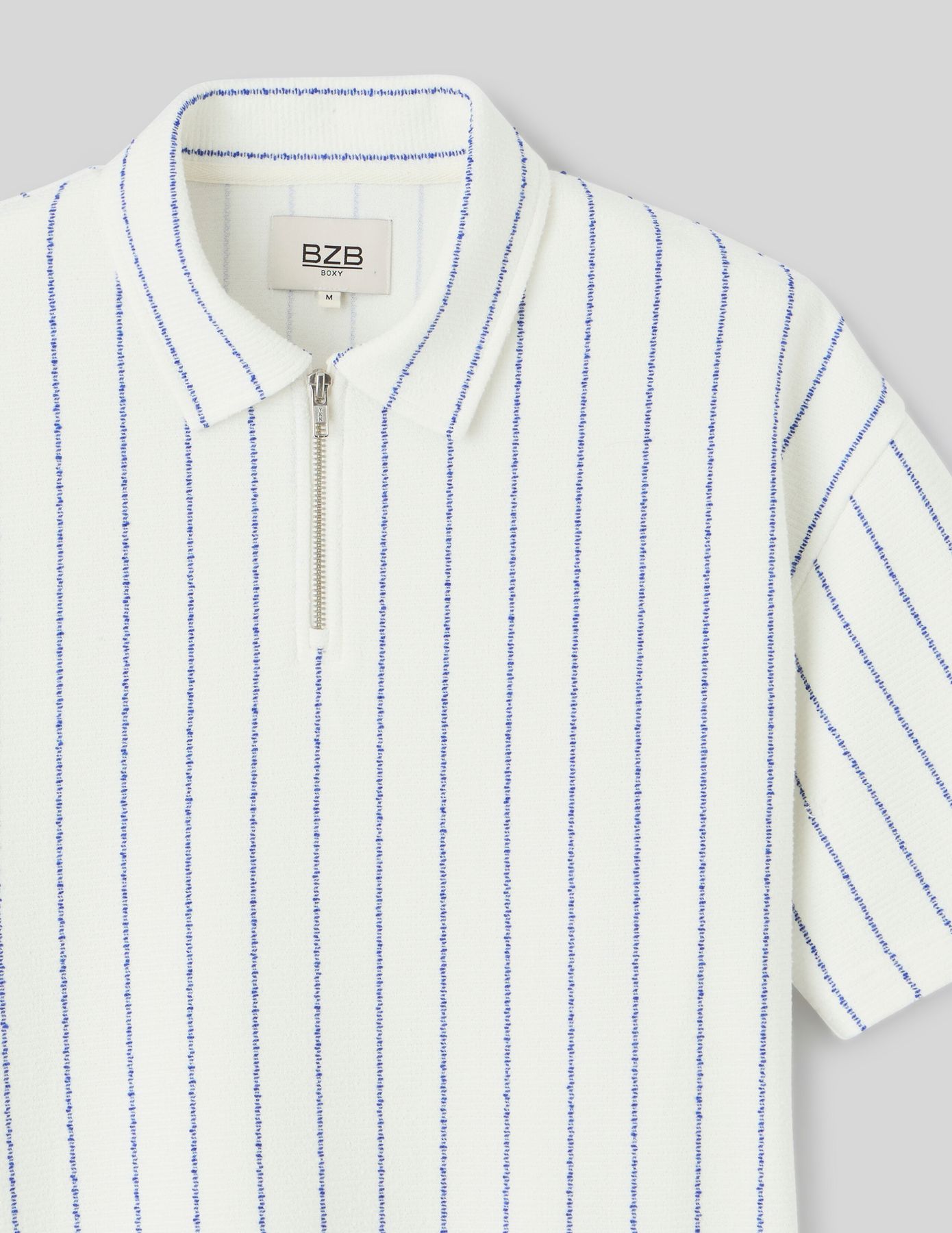 Polo manches courtes ray&eacute;e