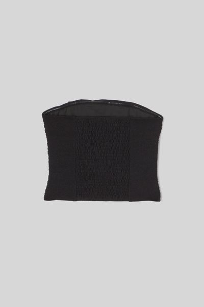 Bustier à volant pailleté