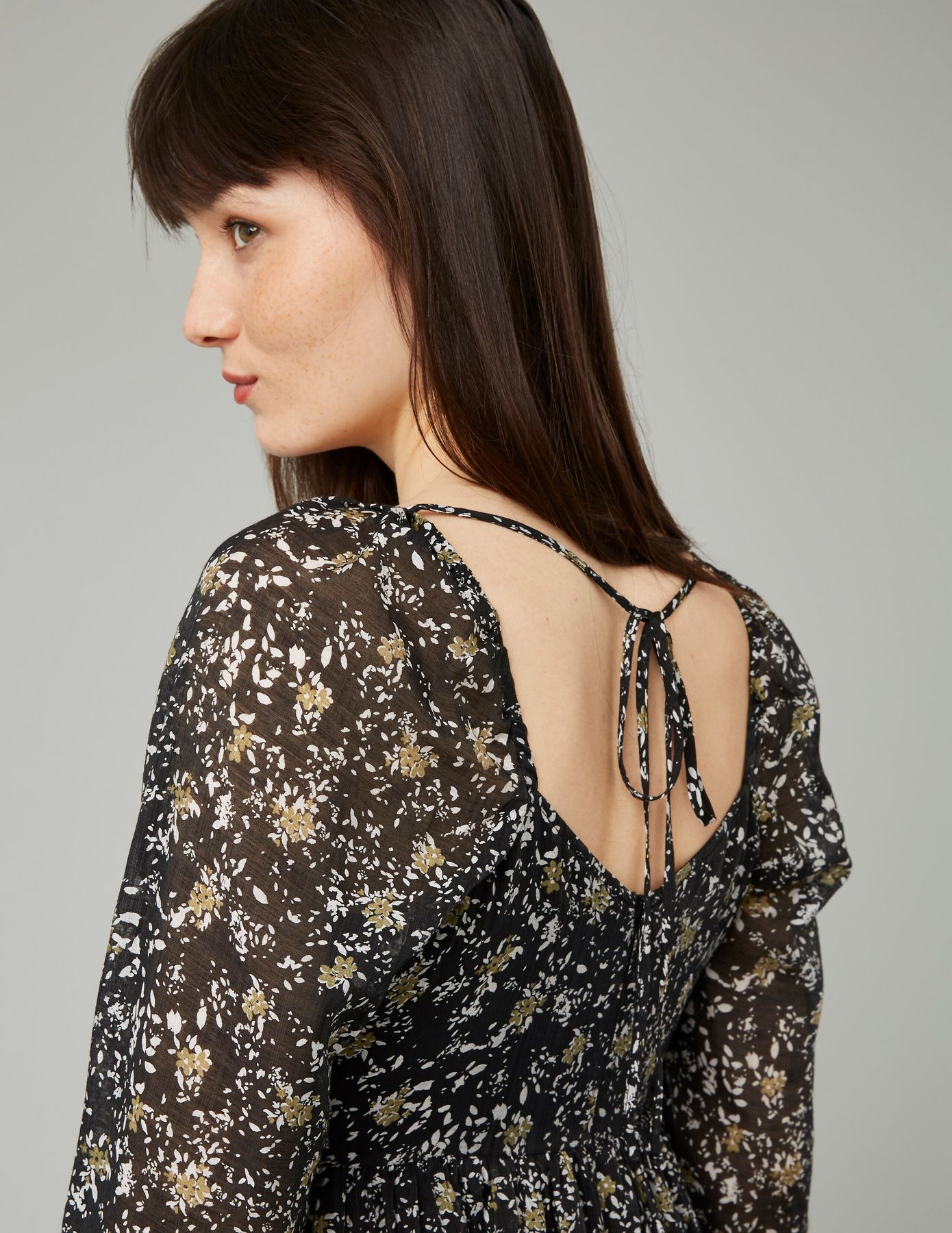 Robe courte imprimée