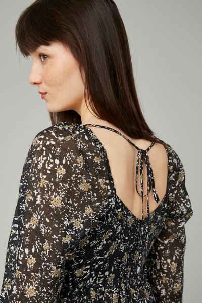Robe courte imprimée