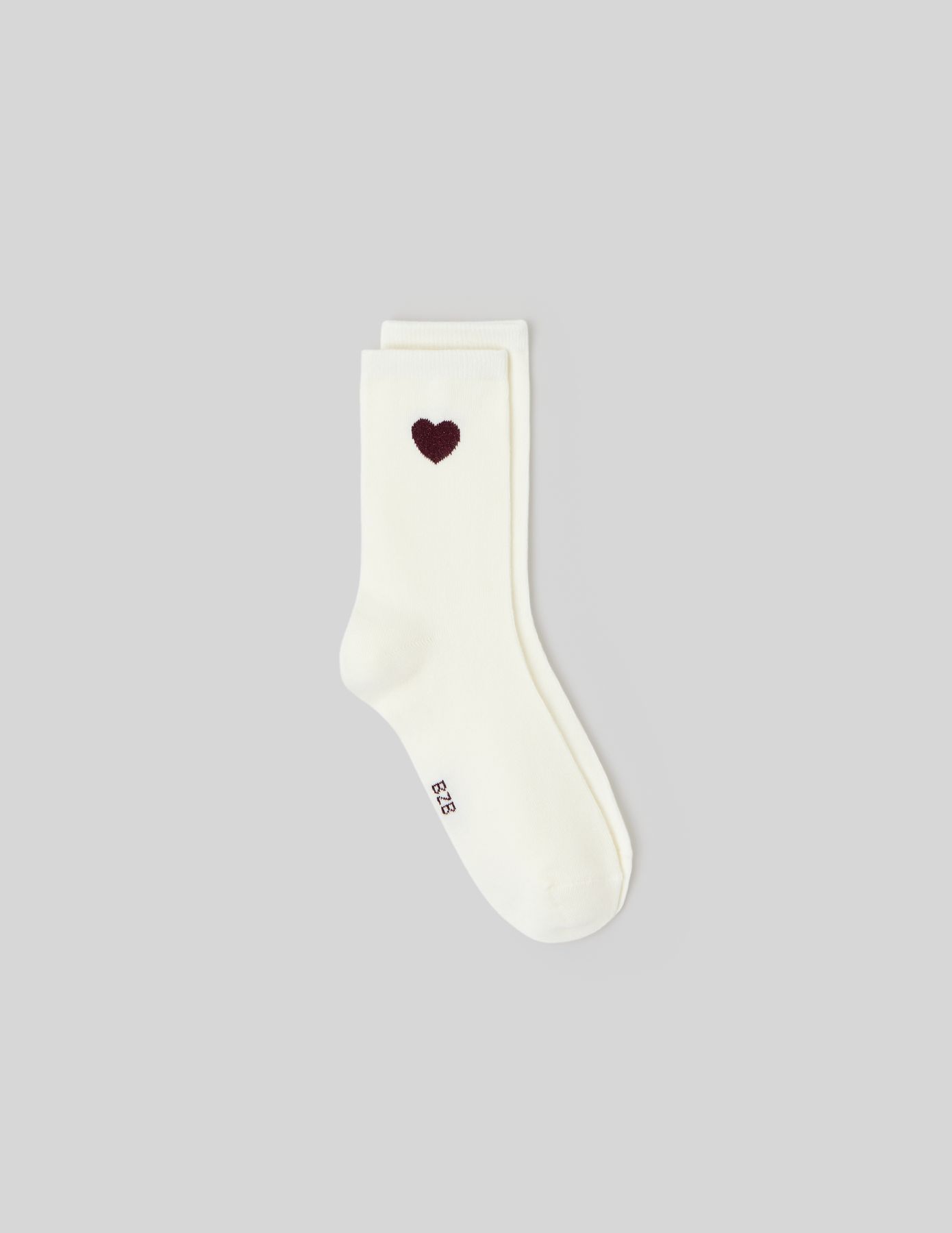 Coffret cadeau chaussettes cœur lurex