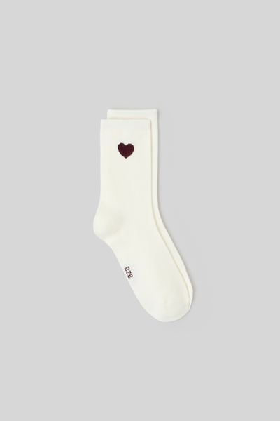 Coffret cadeau chaussettes cœur lurex