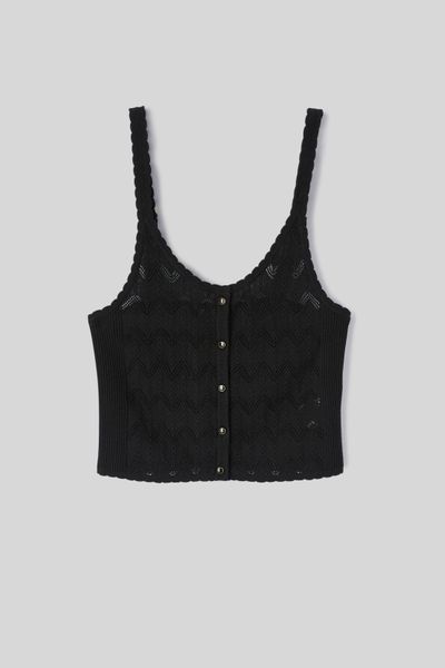 D&eacute;bardeur en crochet ajour&eacute;