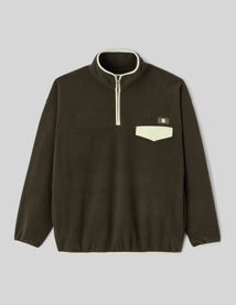 Polaire col montant zippé