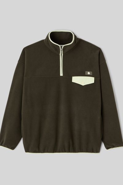 Polaire col montant zippé