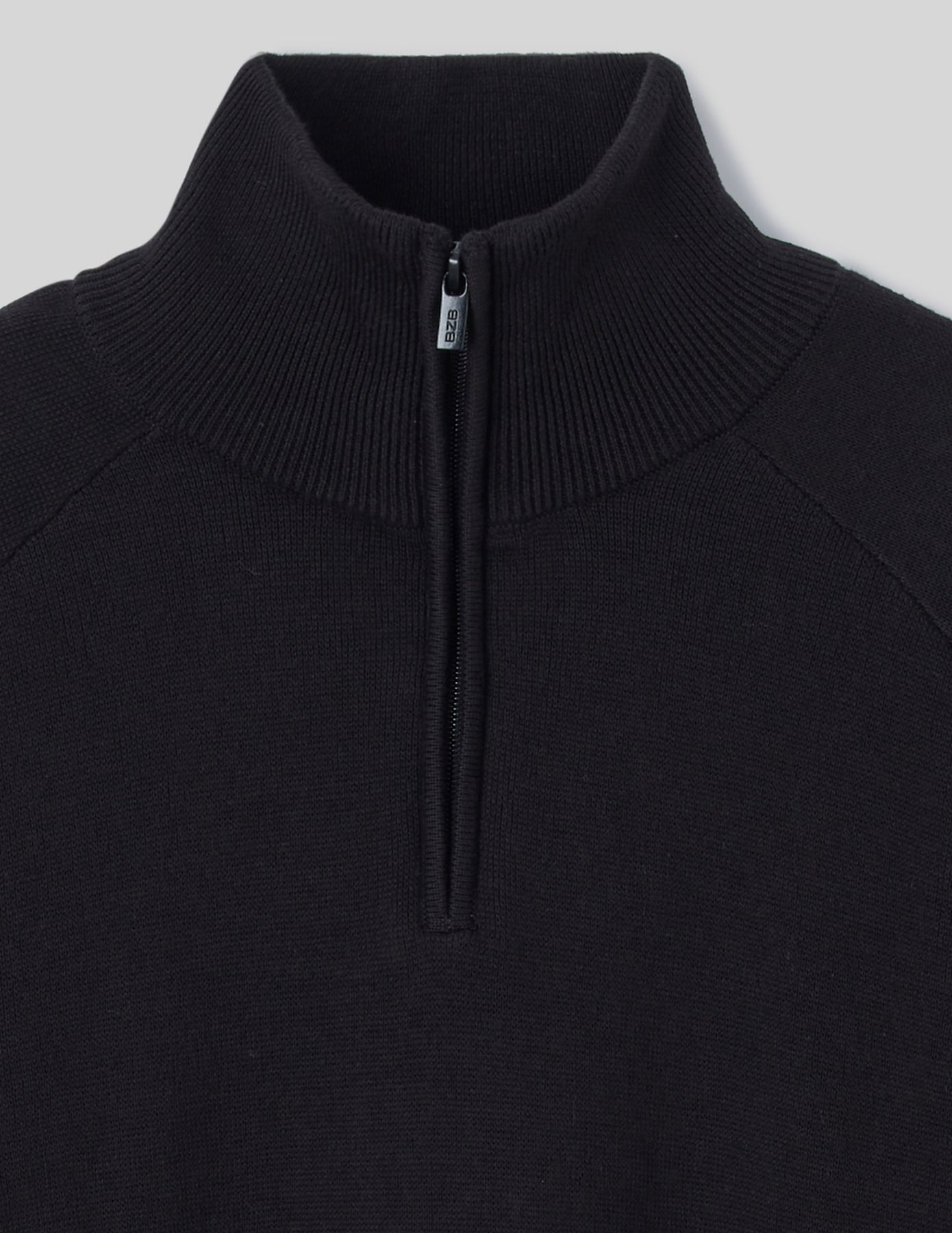 Pull col montant zipp&eacute;