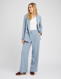Pantalon tailleur rayé