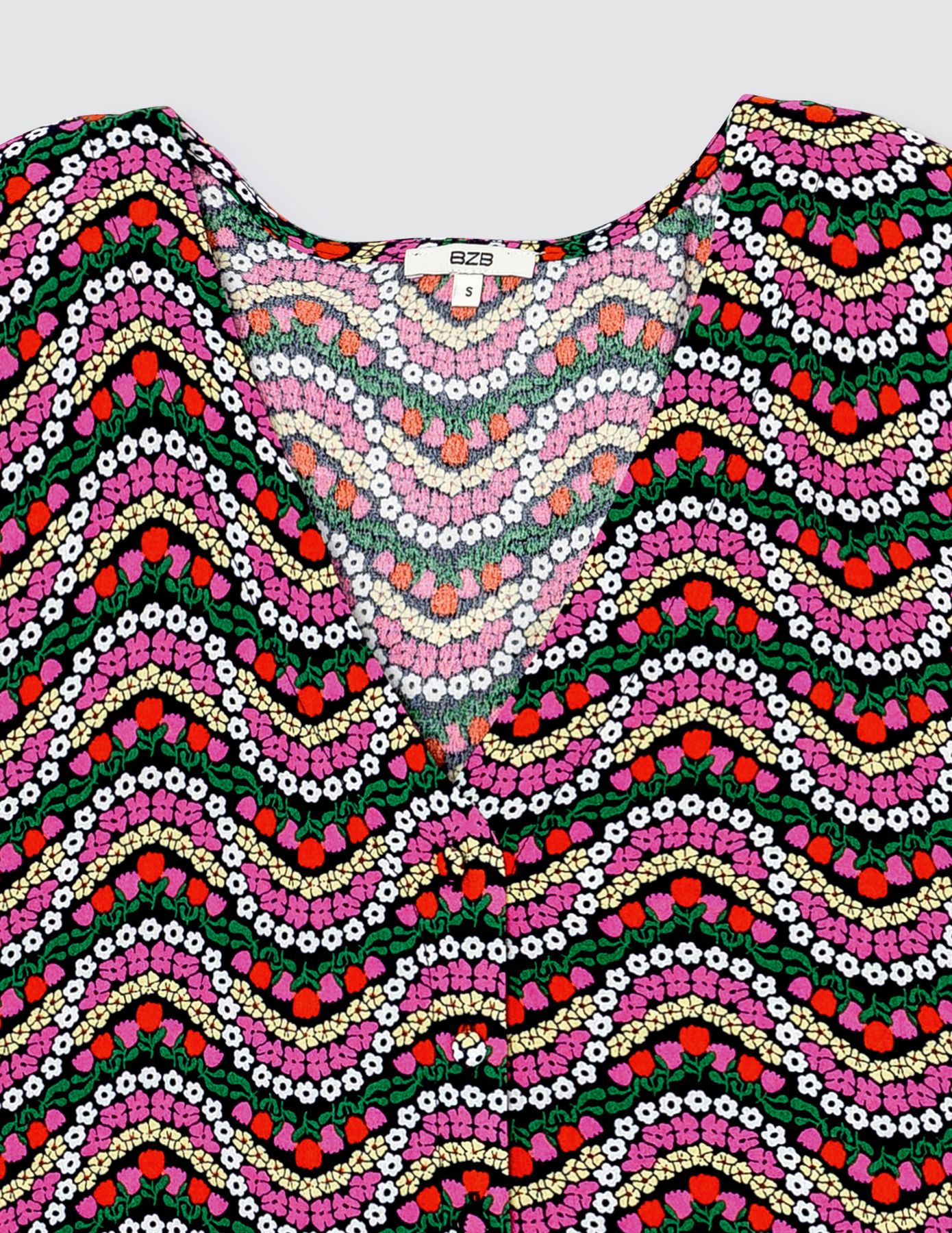 Robe courte imprimée