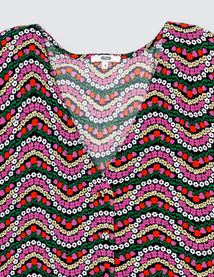 Robe courte imprimée