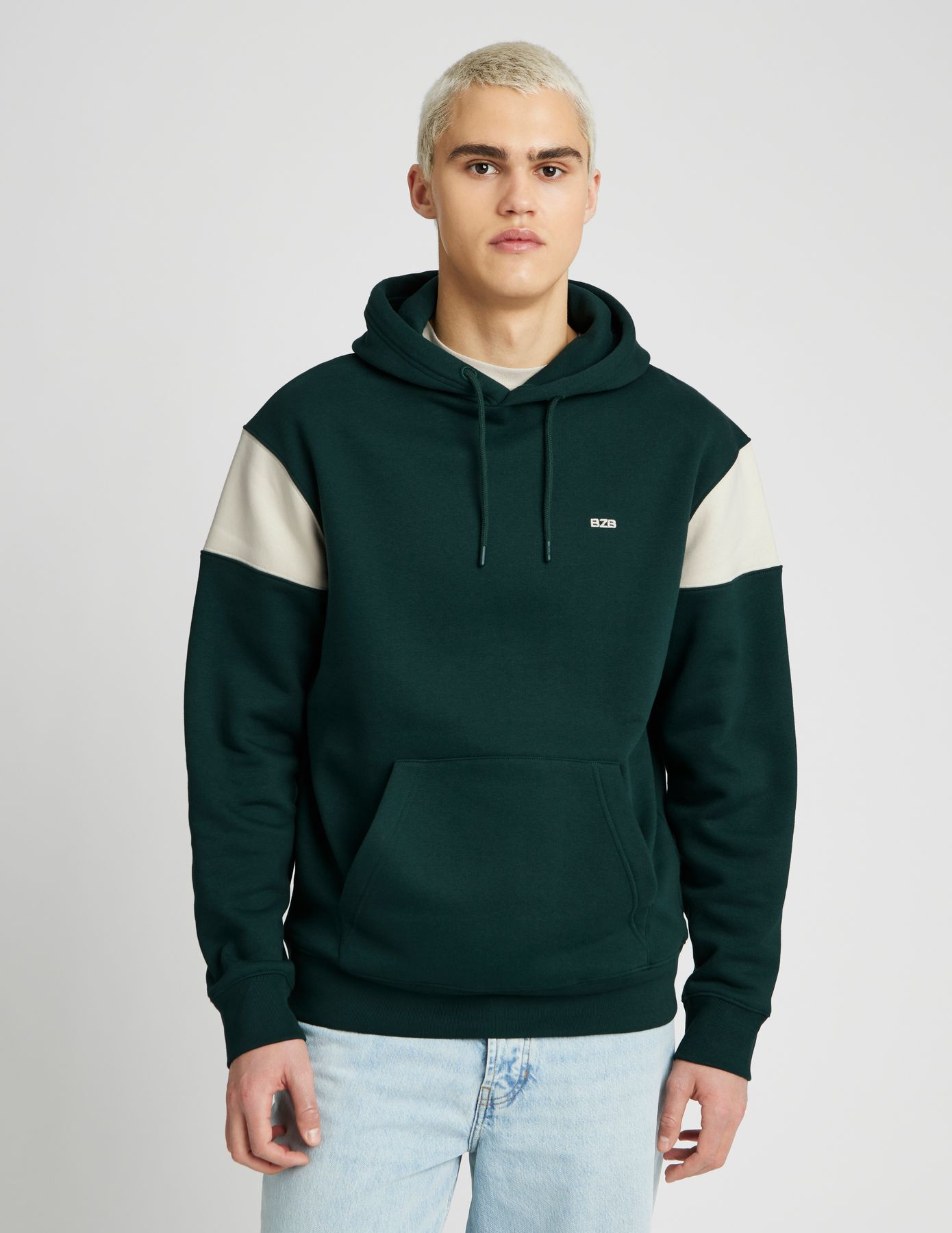 Sweat à capuche colorblock