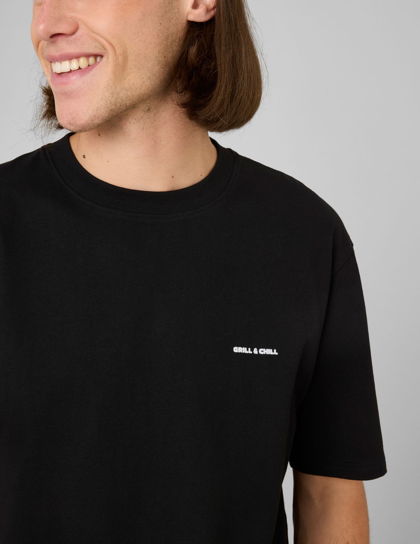 T-shirt imprim&eacute; poitrine