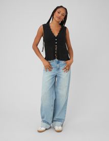 Gilet sans manches crochet