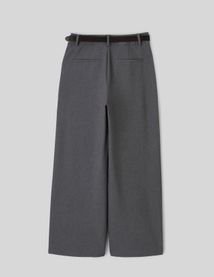 Pantalon large &agrave; pinces