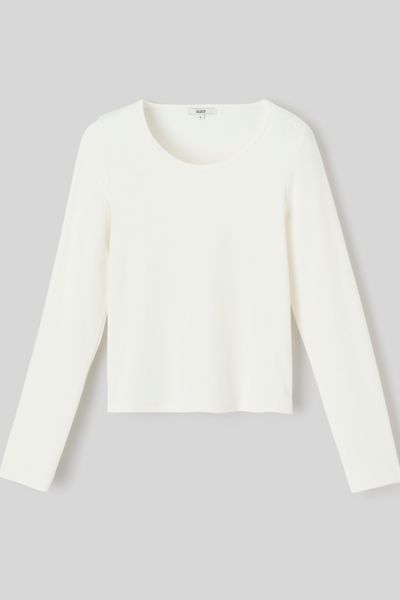 T-shirt manches longues c&ocirc;tel&eacute;