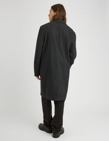 Manteau long en laine