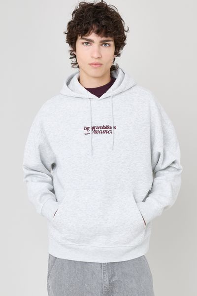 Sweat capuche broderie devant/dos